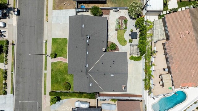 2119 E Denise Ave, Orange, CA 92867 - aerial view of a pool