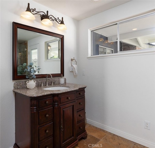 2119 E Denise Ave, Orange, CA 92867 - bathroom featuring vanity and baseboards