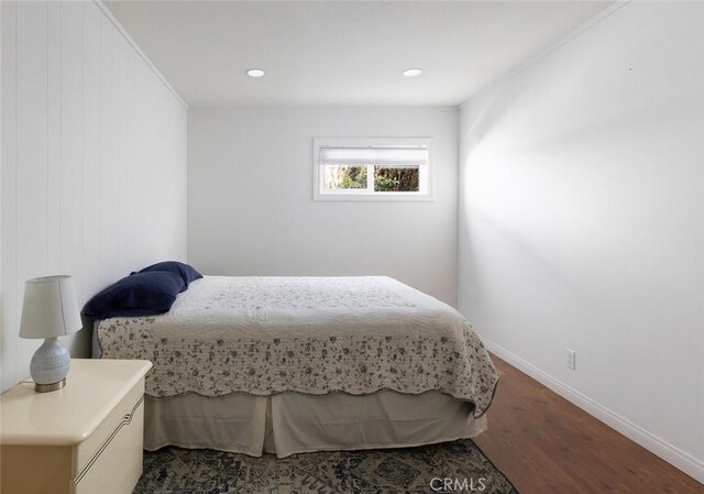 2119 E Denise Ave, Orange, CA 92867 - bedroom with wood finished floors and recessed lighting
