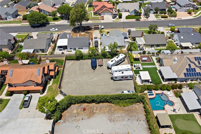 990 La Paz Rd Unit 49, Placentia, CA 92870 - aerial view of residential area featuring a pool