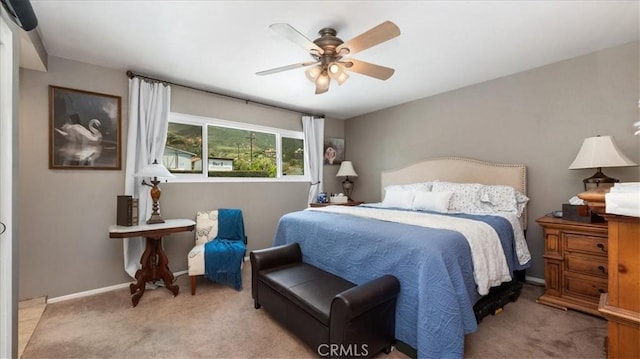 8356 Bella Vista Dr, Rancho Cucamonga, CA 91701 - bedroom featuring carpet floors and ceiling fan