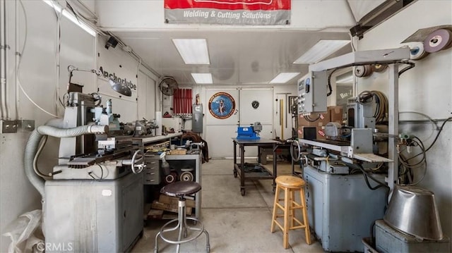 8356 Bella Vista Dr, Rancho Cucamonga, CA 91701 - interior space with unfinished concrete flooring