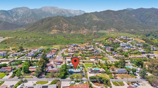 8356 Bella Vista Dr, Rancho Cucamonga, CA 91701 - aerial view of property and surrounding area with a mountainous background