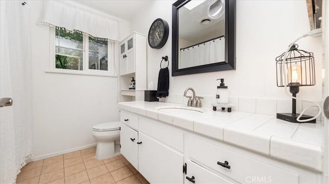 8356 Bella Vista Dr, Rancho Cucamonga, CA 91701 - full bathroom with vanity and tile patterned flooring