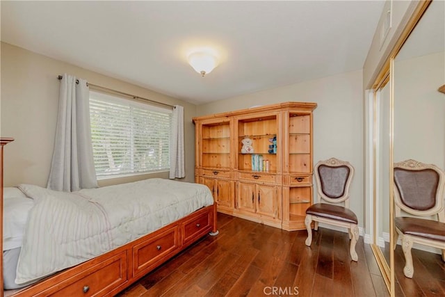 6242 E Inverness Pl, Orange, CA 92869 - bedroom with dark wood finished floors