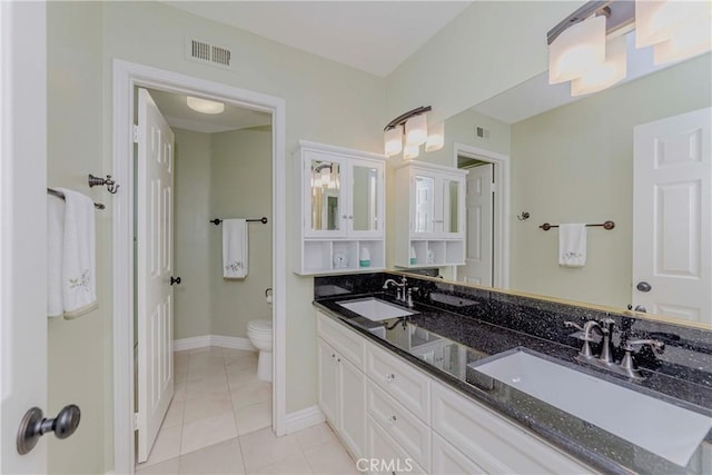 6242 E Inverness Pl, Orange, CA 92869 - bathroom featuring double vanity and tile patterned floors