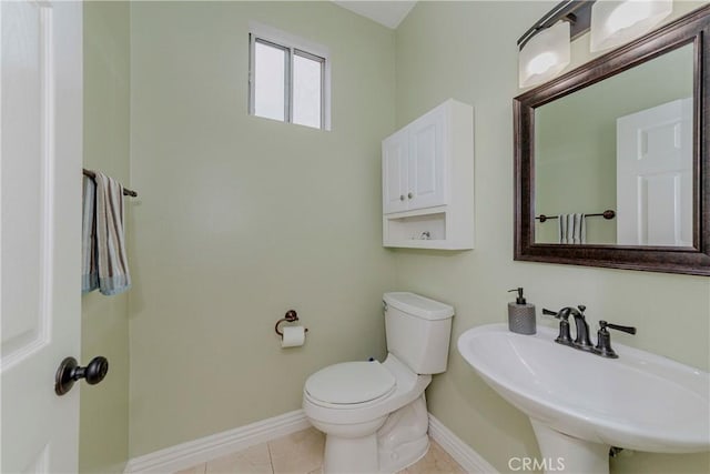 6242 E Inverness Pl, Orange, CA 92869 - half bath featuring a sink and tile patterned flooring