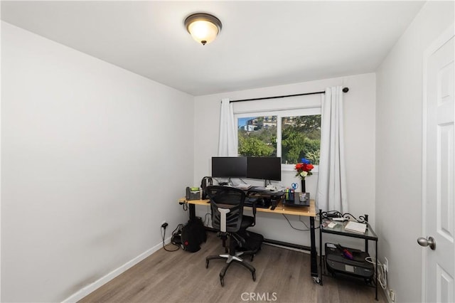 4657 Chateau Pl, San Diego, CA 92117 - office area featuring light wood-style flooring