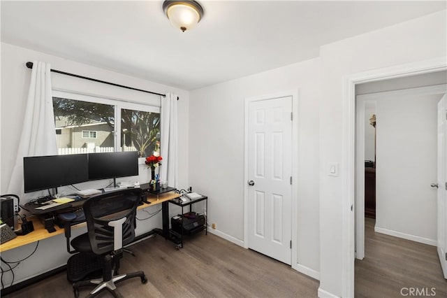 4657 Chateau Pl, San Diego, CA 92117 - office area featuring wood finished floors