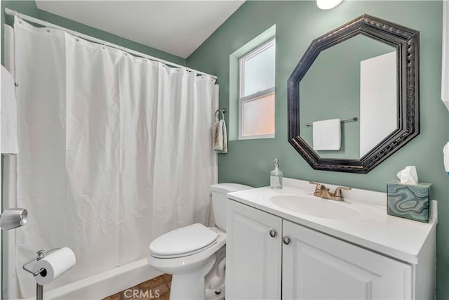 21304 Carriage Dr, Tehachapi, CA 93561 - full bath with vanity, curtained shower, and tile patterned flooring
