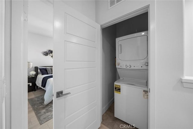 18309 Goldbark Way, Yorba Linda, CA 92886 - laundry area with stacked washer and clothes dryer