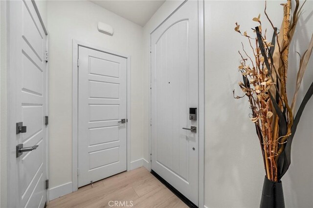 18309 Goldbark Way, Yorba Linda, CA 92886 - doorway with light wood finished floors and baseboards