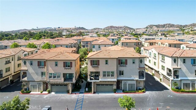 18309 Goldbark Way, Yorba Linda, CA 92886 - aerial perspective of suburban area featuring a mountainous background