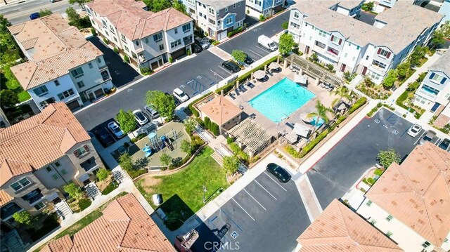 18309 Goldbark Way, Yorba Linda, CA 92886 - drone / aerial view of a pool