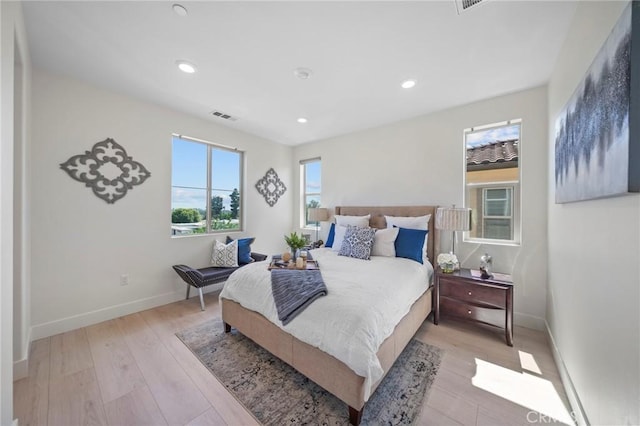 18309 Goldbark Way, Yorba Linda, CA 92886 - bedroom featuring light wood finished floors and recessed lighting
