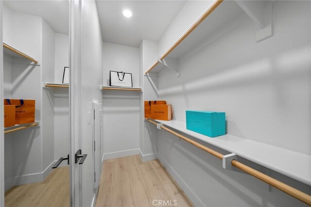 18309 Goldbark Way, Yorba Linda, CA 92886 - spacious closet with light wood-type flooring