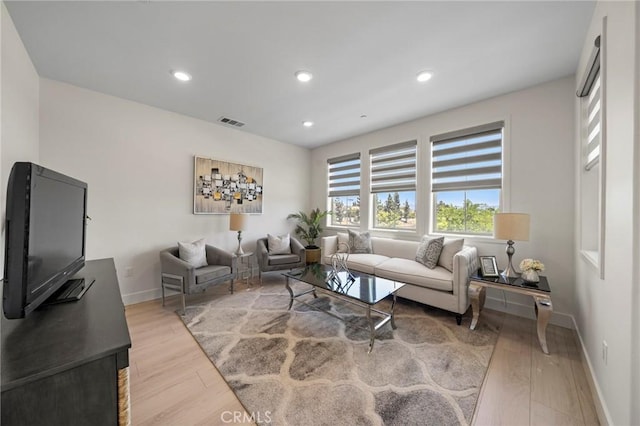 18309 Goldbark Way, Yorba Linda, CA 92886 - living room featuring light wood-style floors and recessed lighting