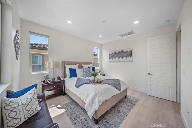 18309 Goldbark Way, Yorba Linda, CA 92886 - bedroom featuring light wood finished floors and recessed lighting