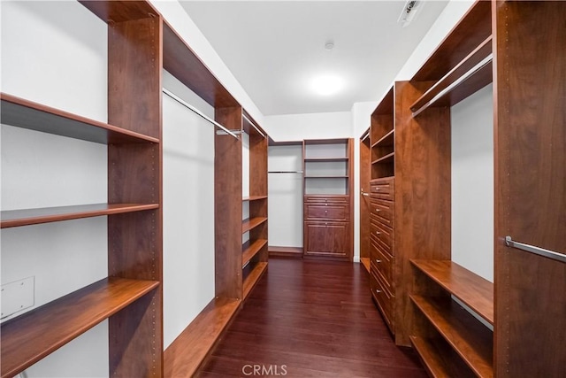 15448 Six M Ranch Ln, Fontana, CA 92336 - spacious closet with dark wood-style flooring