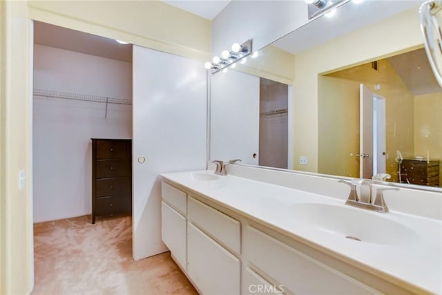 5575 Osborne Ct, San Bernardino, CA 92407 - bathroom with double vanity and a spacious closet