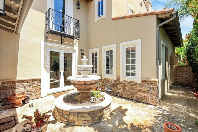 41 Balcony, Irvine, CA 92603 - patio / terrace featuring french doors and a patio area