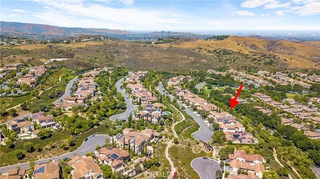 41 Balcony, Irvine, CA 92603 - aerial view of property's location with nearby suburban area and a mountainous background