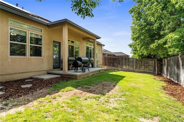 1968 Bancroft Dr, Chico, CA 95928 - fenced backyard featuring a patio area