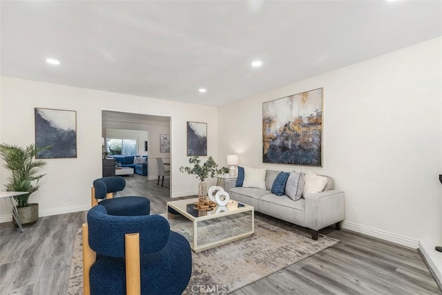 3125 Yukon Ave, Costa Mesa, CA 92626 - living area with wood finished floors and recessed lighting
