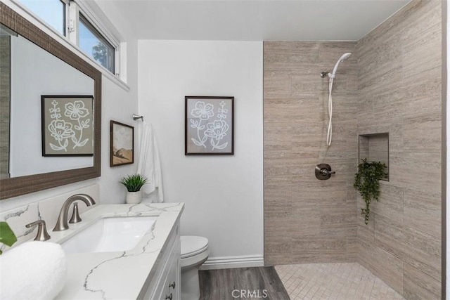 3125 Yukon Ave, Costa Mesa, CA 92626 - full bathroom featuring tiled shower and vanity