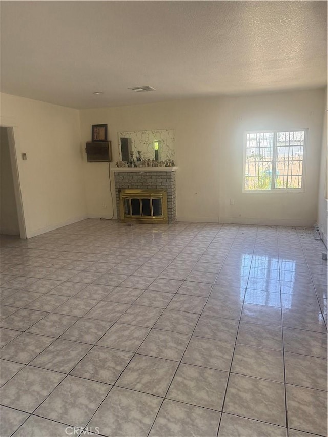 119 W Francis St, Corona, CA 92882 - unfurnished living room featuring a fireplace