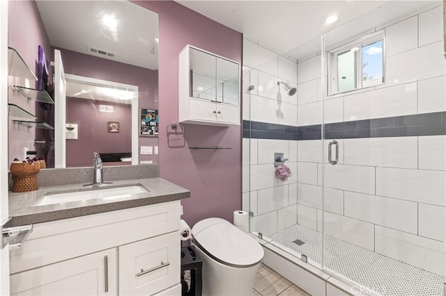 4842 Buchanan St, Los Angeles, CA 90042 - full bath featuring a stall shower and vanity