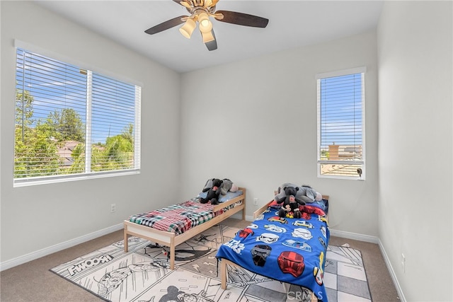 1775 Honors Ln, Corona, CA 92883 - bedroom featuring carpet and a ceiling fan
