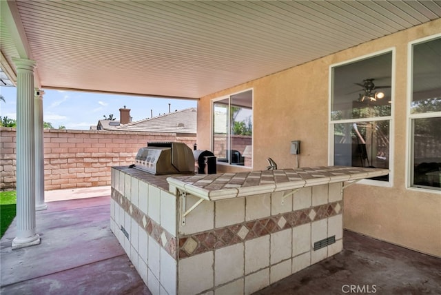 1775 Honors Ln, Corona, CA 92883 - view of patio with exterior kitchen