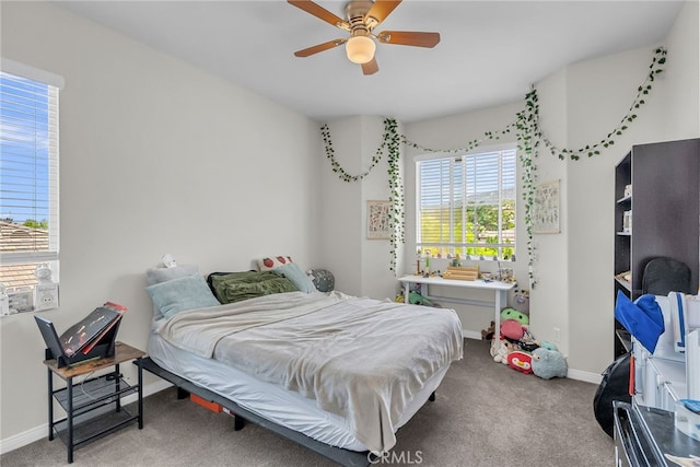 1775 Honors Ln, Corona, CA 92883 - bedroom featuring carpet floors and ceiling fan