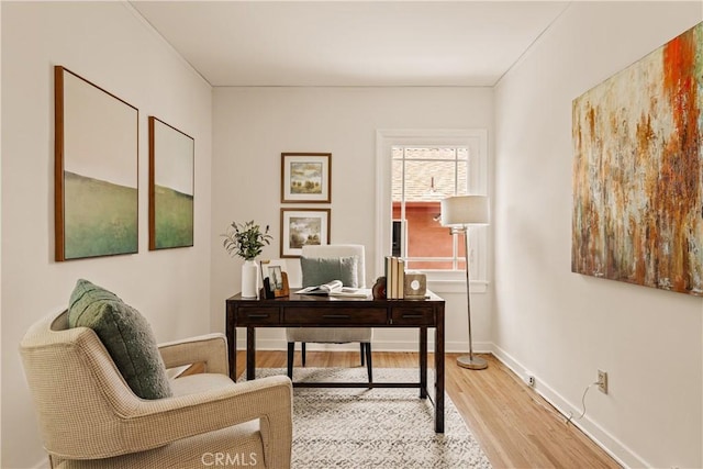 3848 Boyce Ave, Los Angeles, CA 90039 - office space featuring wood finished floors and baseboards