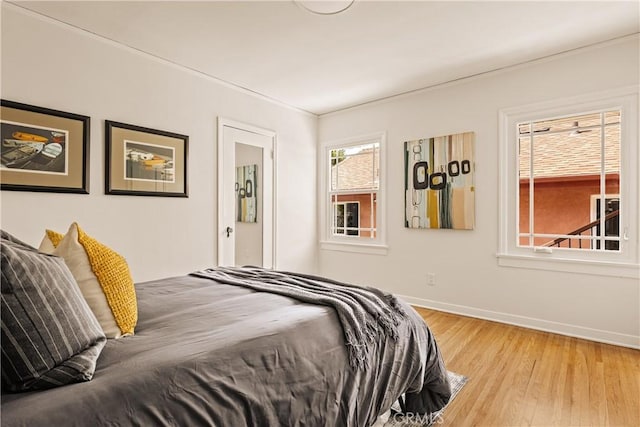 3848 Boyce Ave, Los Angeles, CA 90039 - bedroom featuring wood finished floors and baseboards