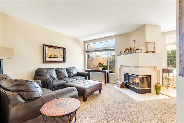 100 Stoney, Laguna Niguel, CA 92677 - living room featuring carpet floors and a fireplace