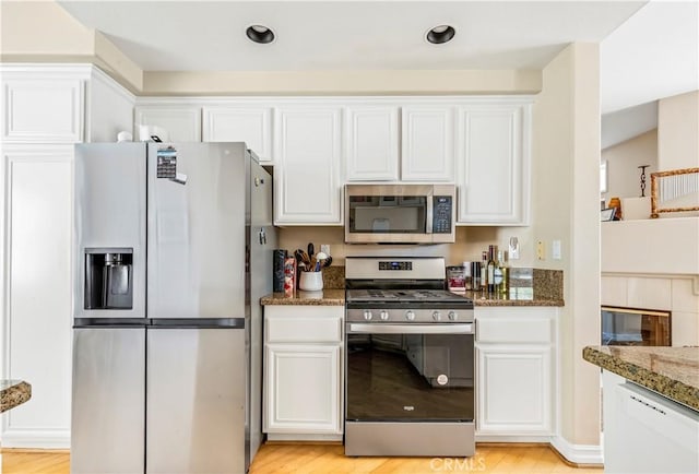 100 Stoney, Laguna Niguel, CA 92677 - kitchen with stainless steel appliances, white cabinets, and recessed lighting