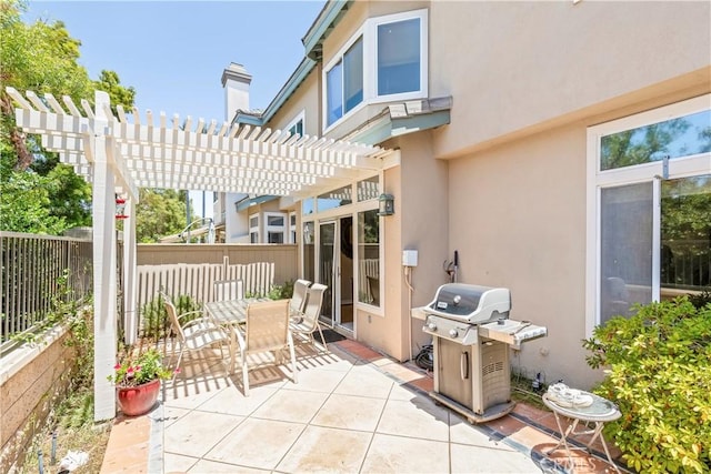 100 Stoney, Laguna Niguel, CA 92677 - view of patio / terrace featuring grilling area, a pergola, and outdoor dining area