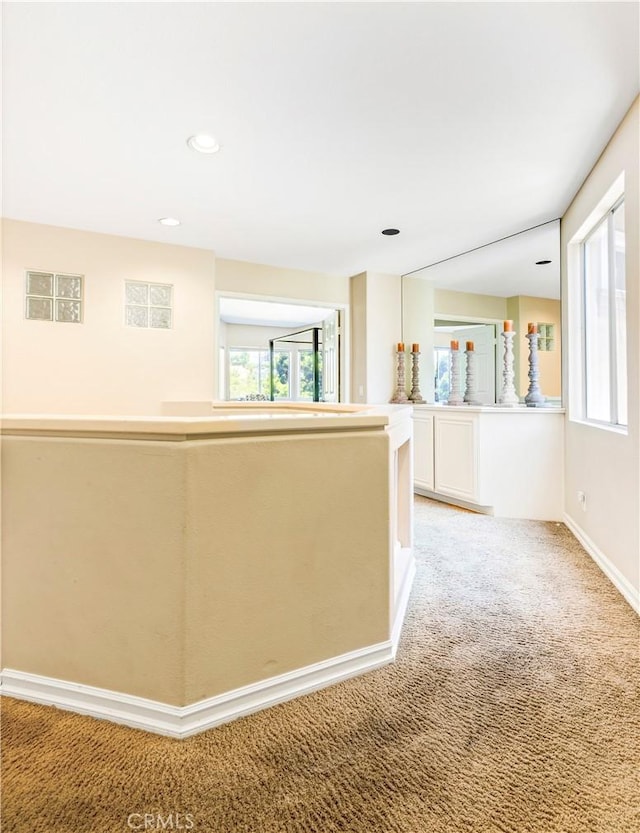 100 Stoney, Laguna Niguel, CA 92677 - hallway featuring light carpet and recessed lighting