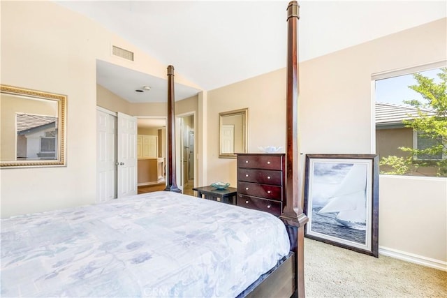 100 Stoney, Laguna Niguel, CA 92677 - bedroom featuring carpet flooring and lofted ceiling