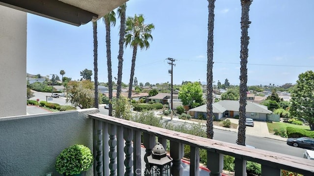6924 Hyde Park Dr Unit 106, San Diego, CA 92119 - balcony featuring a residential view