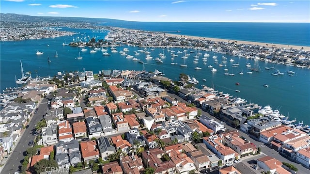 113 Via Yella, Newport Beach, CA 92663 - aerial view of property's location with a nearby body of water, nearby suburban area, and numerous boat docks