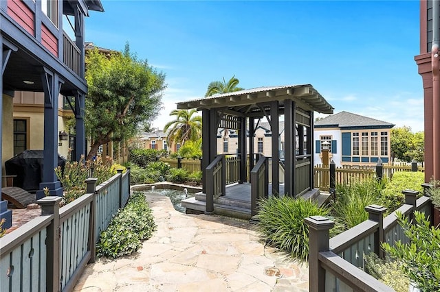 2534 Bungalow Pl Unit 87, Corona Del Mar, CA 92625 - view of patio with area for grilling