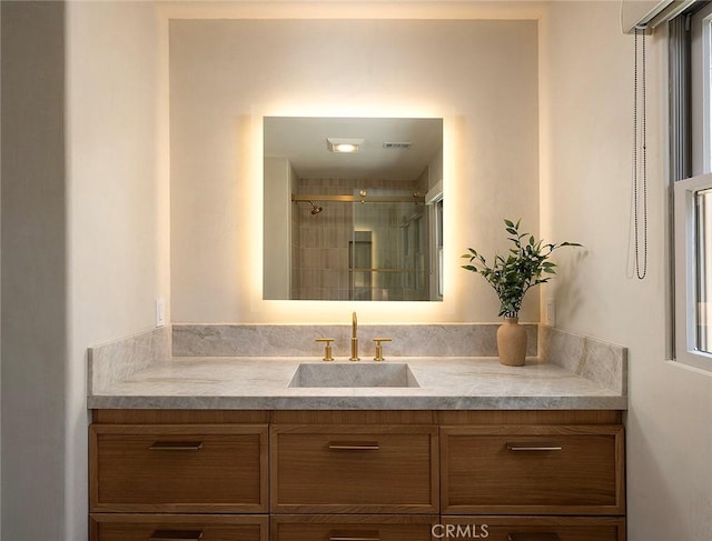 2534 Bungalow Pl Unit 87, Corona Del Mar, CA 92625 - full bathroom with vanity and a shower
