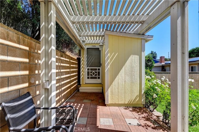 1321 Edgemont St, La Habra, CA 90631 - view of patio / terrace featuring a pergola