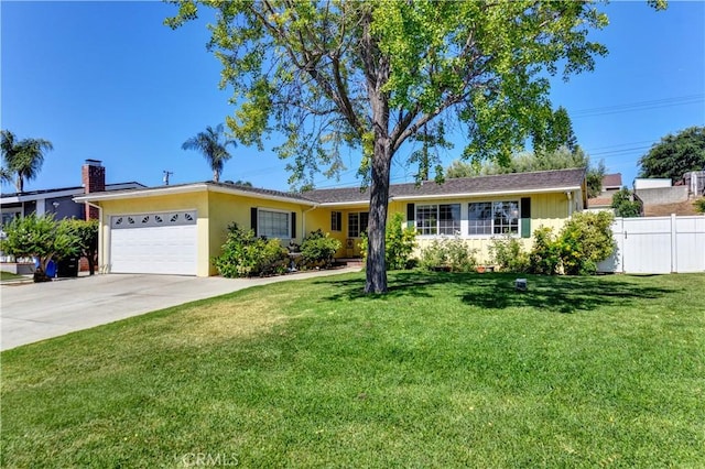 1321 Edgemont St, La Habra, CA 90631 - ranch-style home featuring a garage and concrete driveway
