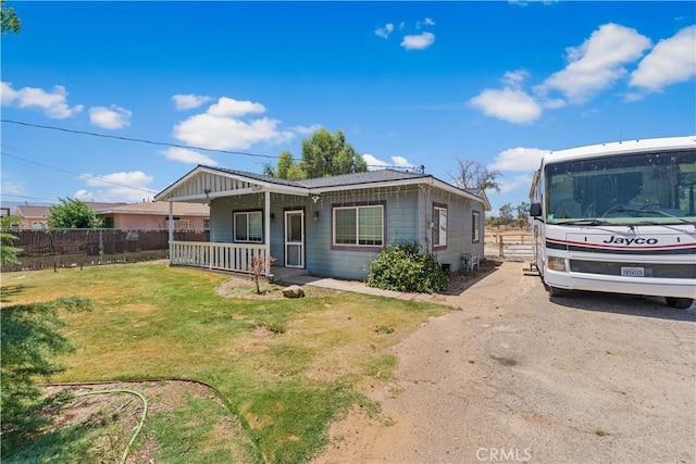 43249 42nd St W, Lancaster, CA 93536 - view of front of house with covered porch