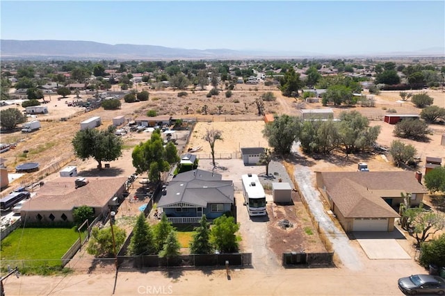 43249 42nd St W, Lancaster, CA 93536 - aerial view of property and surrounding area with a mountainous background