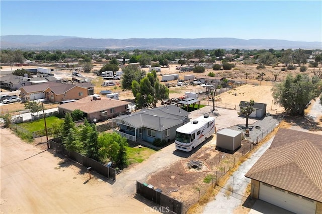 43249 42nd St W, Lancaster, CA 93536 - aerial view of residential area featuring a mountainous background
